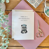 Stu-panda-ous Christmas - Panda Bear Themed Holiday Card
