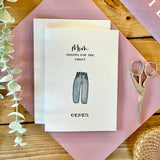 Mom Jeans Greeting Card