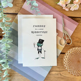 Cheers to a most Ribbiting Couple - Frog Toad Themed Wedding Engagement Card