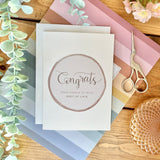 Ten Centimetres - Baby Shower Card