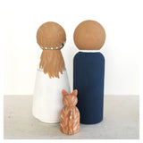 Custom Cake Toppers | Couple + 1 Child/Pet