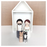 Custom Cake Toppers | Couple + 2 Child(ren)/Pet(s)