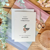 Merry Ducking Christmas Card