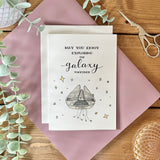 May You Enjoy Exploring The Galaxy Together - Wedding Card