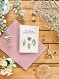 New House More Plants - House Warming Card