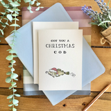 Got You A Christmas Cod - Holiday Fish Themed Card