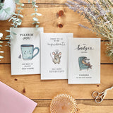 Best Teacher - Tea Themed Thank You Card