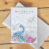 Dinosaur Magnet Pack of Eight - High Quality Matte