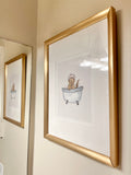 Jeff in the Bubble Bath - Art Print | 8x10