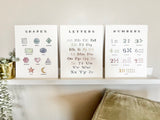 Nursery Wall Prints - Set of Three