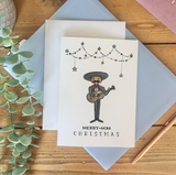 Merry-achi Christmas - Mariachi Musician Themed Card