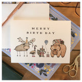 Merry Birthday Card