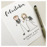 Custom Wedding Card Design - Digital (physical add ons available)