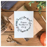 Happy Mother's Day Wreath - Parent Card