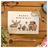 Merry Birthday Card