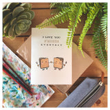 I Love You S'mores Everyday - Love Card