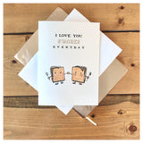I Love You S'mores Everyday - Love Card