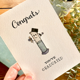 Graduated Cylinder - Funny Graduation Card