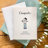 Graduated Cylinder - Funny Graduation Card