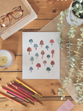 Mushroom Wall Print | 8x10