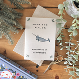 Narwhal Christmas Card