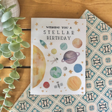 Wishing You A Stellar Birthday Card