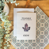 Thank You For Being An Absolute Gem - Greeting Card