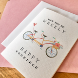 Wheely Happy Together - Wedding Card