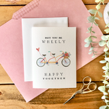 Wheely Happy Together - Wedding Card