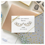 You Two Really Love Each Otter - Wedding Card