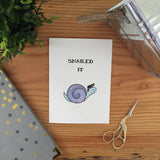 Snailed It - Graduation Card