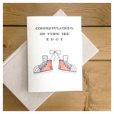 Congratulations On Tying the Knot - Wedding Card