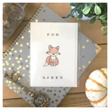 For Fox Sakes Card - Blank Greeting Card