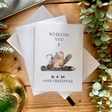 Wishing You A Dam Good Christmas - Holiday Card