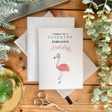 Wishing You A Flocking Fabulous Holiday - Greeting Card