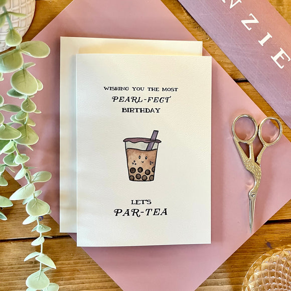 Let’s Par-tea Birthday Card