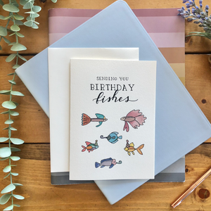 Birthday Fishes Greeting Card