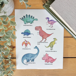 Dinosaur Print | 8x10