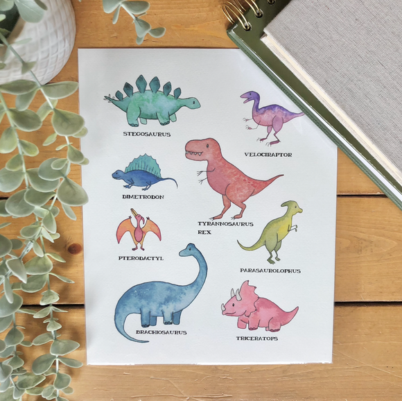 Dino Print | 11x14