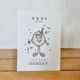 Yeti or Not it's Your Birthday
