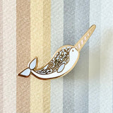 Narwhal Enamel Pin