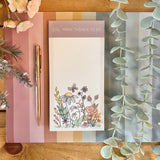 Soil Much To Do Notepad (3.5" x 7") – Watercolour Garden Design