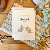 Aardvark Wedding Card