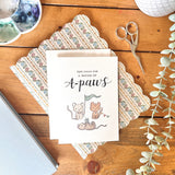 A Big Round of A-PAWS – Funny Congratulations Card
