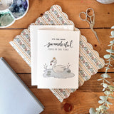Most Swanderful Time of the Year – Swan Christmas Card