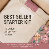 Wholesale Starter Kit | 75 Curated Cards | 25 Designs
