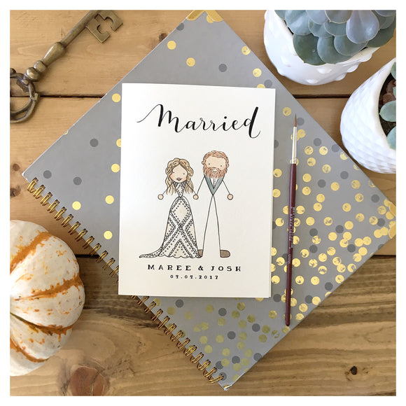 Custom Wedding Card Design - Digital (physical add ons available)