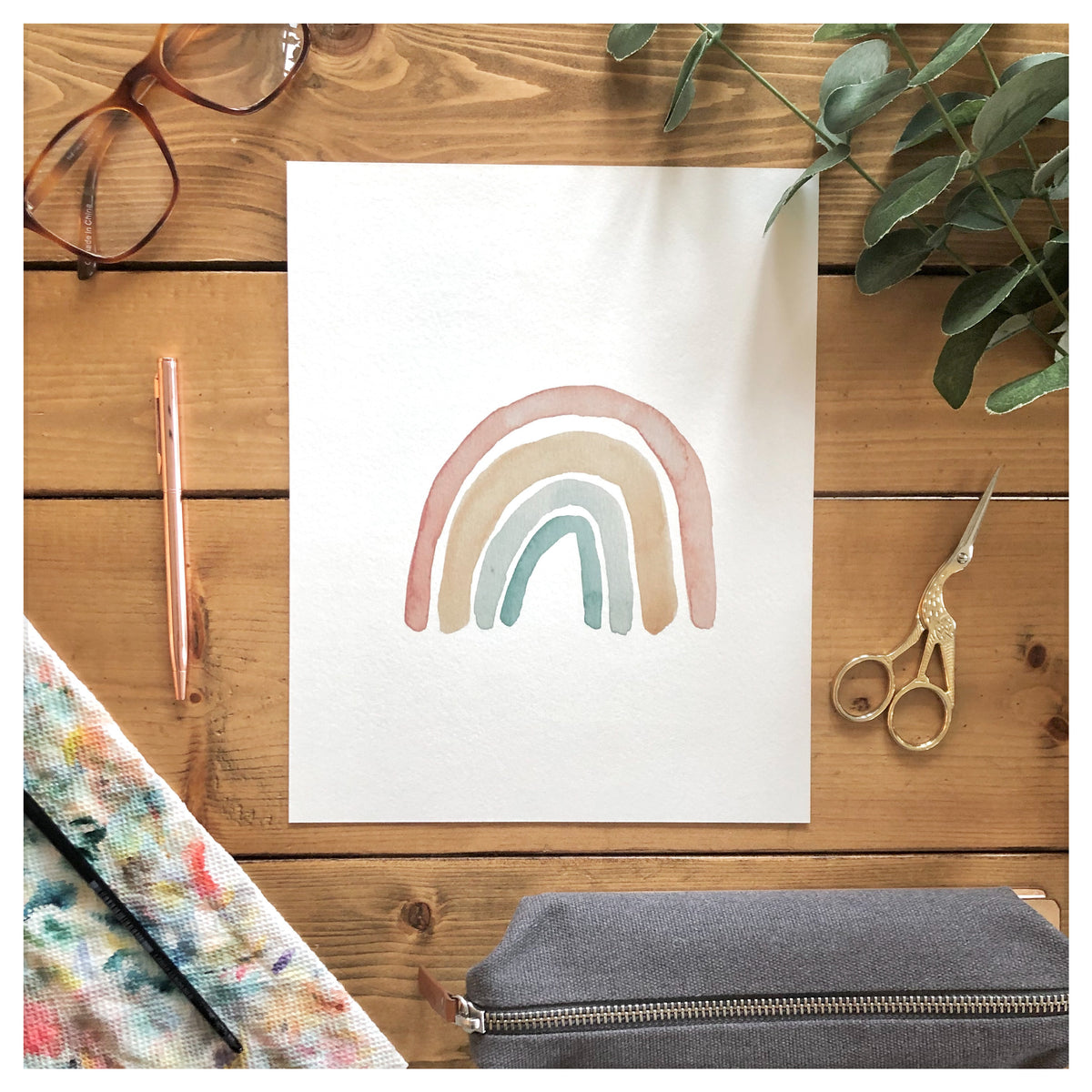 Rainbow Wall Print | 8x10 – kenziecards