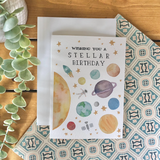 Stellar Birthday - Greeting Card