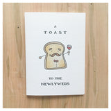 A Toast To The Newlyweds Greeting Card | Wedding Card